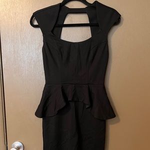Bebe Peplum Dress